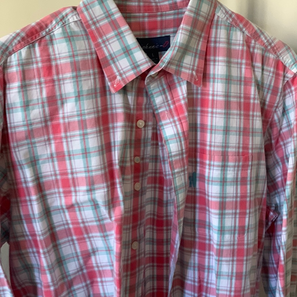 Johnnie-O Button Button Down Large - image 1